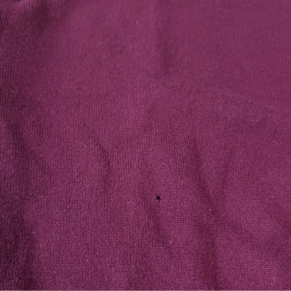 Lands End Sweater Mens Large Red 100% Cashmere Crewneck Pullover Soft Jumper - Picture 7 of 7